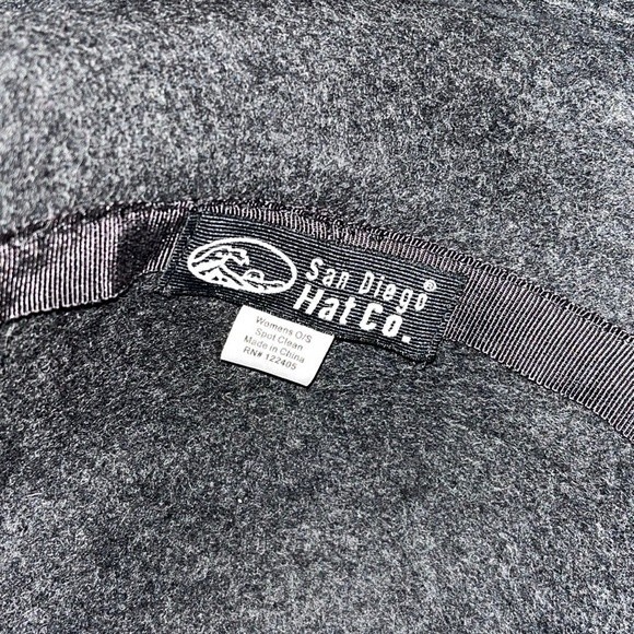 Elegant Vintage style grey/black hat - Picture 4 of 4